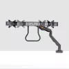 StarTech.com lauale kinnitatav kahe monitori hoob risttalaga, kuni 27-tollised ekraanid, VESA 75x75/100x100, max 33 naela/15 kg, C-klamber, täisliigendus, mehaaniline vedru, TAA