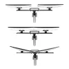 StarTech.com lauale kinnitatav kahe monitori hoob risttalaga, kuni 27-tollised ekraanid, VESA 75x75/100x100, max 33 naela/15 kg, C-klamber, täisliigendus, mehaaniline vedru, TAA