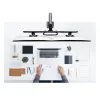 StarTech.com lauale kinnitatav kahe monitori hoob risttalaga, kuni 27-tollised ekraanid, VESA 75x75/100x100, max 33 naela/15 kg, C-klamber, täisliigendus, mehaaniline vedru, TAA