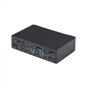 StarTech.com 2-pordiline DisplayPort KVM-lüliti, 4K 60 Hz, DP 1.2, EDID-haldus, 2-pordiline USB 3.0 jaotur, 4x USB HID-porti, TAA vastavuses