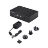 StarTech.com 2-pordiline DisplayPort KVM-lüliti, 4K 60 Hz, DP 1.2, EDID-haldus, 2-pordiline USB 3.0 jaotur, 4x USB HID-porti, TAA vastavuses