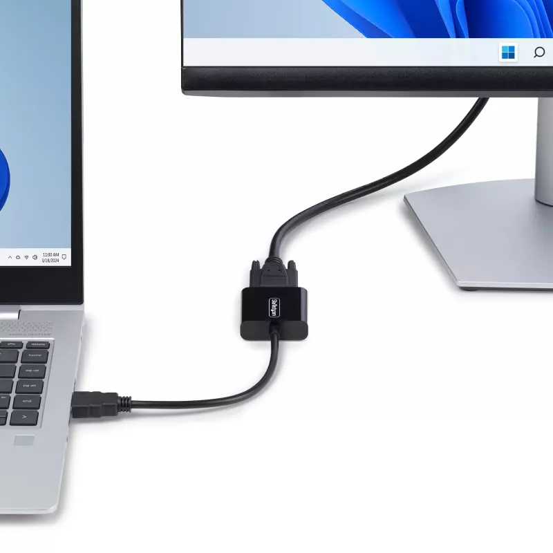 StarTech.com HDMI-VGA-adapter, aktiivne videomuundur sülearvutile/lauaarvutile, 1920x1080 (1080p), HDMI-allikas VGA-kuvarile/ekraanile/projektorile