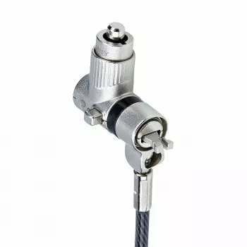 StarTech.com 25 tk universaalne sülearvutilukk 6,6 jala, võtmega ühtiv lukustuskaabel, turvakaabel, ühildub Noble Wedge®/Nano/K-Slot, vandaalikindel lõikekindel kaabel