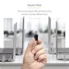 StarTech.com 25 tk universaalne sülearvutilukk 6,6 jala, võtmega ühtiv lukustuskaabel, turvakaabel, ühildub Noble Wedge®/Nano/K-Slot, vandaalikindel lõikekindel kaabel