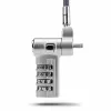 StarTech.com 25-Pack Universal Laptop Lock 6.6ft (2m), serialiseeritud turvakaabel sülearvutile, ühildub Noble Wedge®/Nano/K-Slot, võtmeta kombinatsioonkaabel - TAA