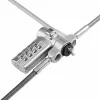 StarTech.com 25-Pack Universal Laptop Lock 6.6ft (2m), serialiseeritud turvakaabel sülearvutile, ühildub Noble Wedge®/Nano/K-Slot, võtmeta kombinatsioonkaabel - TAA