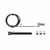 StarTech.com 25-Pack Universal Laptop Lock 6.6ft (2m), serialiseeritud turvakaabel sülearvutile, ühildub Noble Wedge®/Nano/K-Slot, võtmeta kombinatsioonkaabel - TAA
