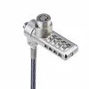 StarTech.com 10-Pack Dual-Access Laptop Lock, 6.5ft (2m) Keyed Alike and Combination Security kaabel Lock for K-Slot Devices, Computer Anti-Theft Steel kaabel