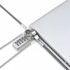 StarTech.com 10-Pack Dual-Access Laptop Lock, 6.5ft (2m) Keyed Alike and Combination Security kaabel Lock for K-Slot Devices, Computer Anti-Theft Steel kaabel