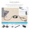 StarTech.com 10-Pack Dual-Access Laptop Lock, 6.5ft (2m) Keyed Alike and Combination Security kaabel Lock for K-Slot Devices, Computer Anti-Theft Steel kaabel