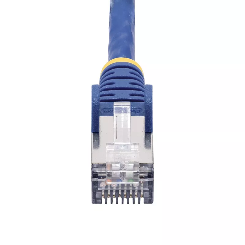 StarTech.com 3 m sinine CAT8 Etherneti kaabel, tõmbetakistusega RJ45, 25G/40G, 2000 MHz, 100 W PoE++, S/FTP, 26 AWG puhas vaskjuhe, LSZH, varjestatud võrgu ühendusjuhe tõmbetõkistega, individuaalselt testitud