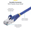 StarTech.com 3 m sinine CAT8 Etherneti kaabel, tõmbetakistusega RJ45, 25G/40G, 2000 MHz, 100 W PoE++, S/FTP, 26 AWG puhas vaskjuhe, LSZH, varjestatud võrgu ühendusjuhe tõmbetõkistega, individuaalselt testitud