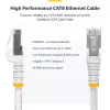 StarTech.com 3 m sinine CAT8 Etherneti kaabel, tõmbetakistusega RJ45, 25G/40G, 2000 MHz, 100 W PoE++, S/FTP, 26 AWG puhas vaskjuhe, LSZH, varjestatud võrgu ühendusjuhe tõmbetõkistega, individuaalselt testitud