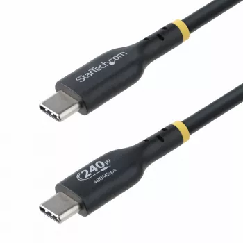 StarTech.com 4m USB-C laadimiskaabel, USB-IF sertifitseeritud USB-C kaabel, 240W PD EPR, USB 2.0 USB-C sülearvuti laadimisjuhe, USB-C andmeedastuskaabel, TPE ümbris, M/M