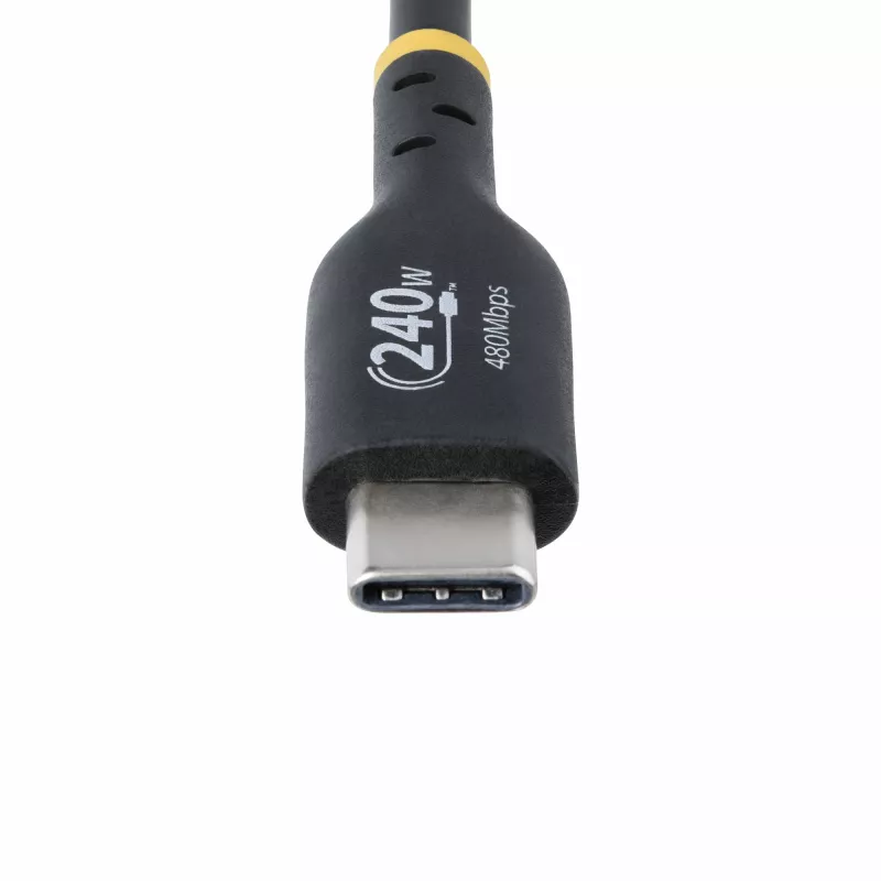 StarTech.com 4m USB-C laadimiskaabel, USB-IF sertifitseeritud USB-C kaabel, 240W PD EPR, USB 2.0 USB-C sülearvuti laadimisjuhe, USB-C andmeedastuskaabel, TPE ümbris, M/M