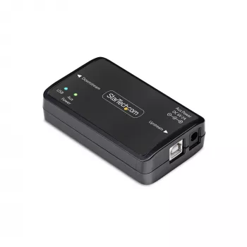 StarTech.com USB-galvaaniline isolaator, kuni 6 kV, elektrimüra isolaator, IP40, DIN-liistule kinnitatav, isoleeritud toitefilter, USB 2.0/1.1, 5 V/250 mA, ühenda-ja-kasuta, TAA