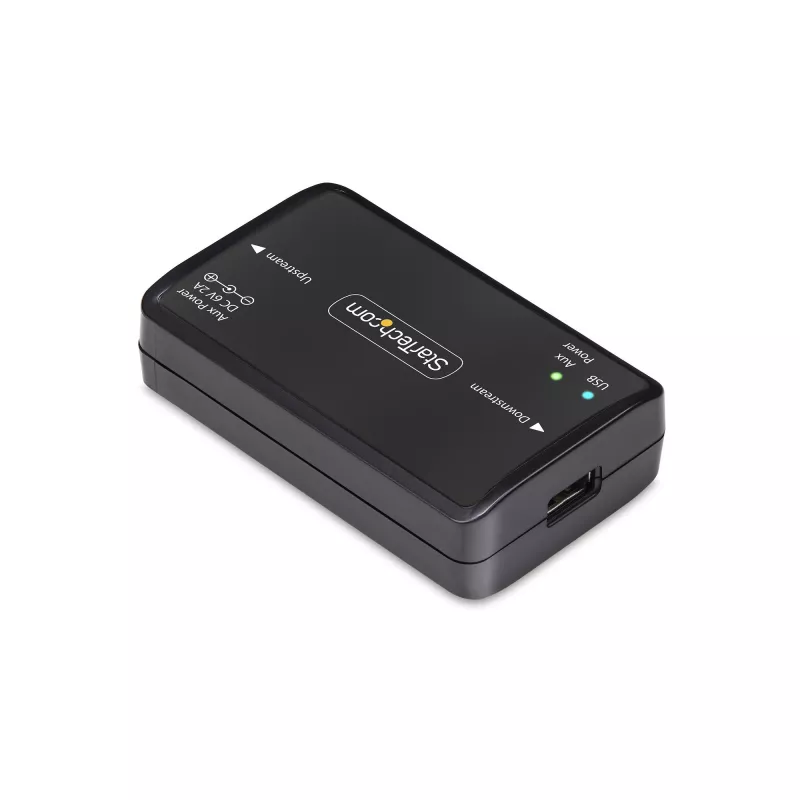 StarTech.com USB-galvaaniline isolaator, kuni 6 kV, elektrimüra isolaator, IP40, DIN-liistule kinnitatav, isoleeritud toitefilter, USB 2.0/1.1, 5 V/250 mA, ühenda-ja-kasuta, TAA