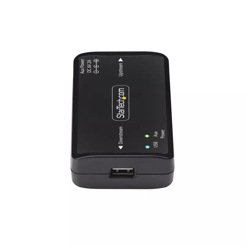 StarTech.com USB-galvaaniline isolaator, kuni 6 kV, elektrimüra isolaator, IP40, DIN-liistule kinnitatav, isoleeritud toitefilter, USB 2.0/1.1, 5 V/250 mA, ühenda-ja-kasuta, TAA