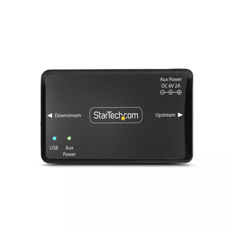 StarTech.com USB-galvaaniline isolaator, kuni 6 kV, elektrimüra isolaator, IP40, DIN-liistule kinnitatav, isoleeritud toitefilter, USB 2.0/1.1, 5 V/250 mA, ühenda-ja-kasuta, TAA