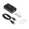 StarTech.com USB-galvaaniline isolaator, kuni 6 kV, elektrimüra isolaator, IP40, DIN-liistule kinnitatav, isoleeritud toitefilter, USB 2.0/1.1, 5 V/250 mA, ühenda-ja-kasuta, TAA