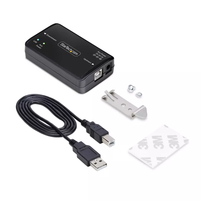StarTech.com USB-galvaaniline isolaator, kuni 6 kV, elektrimüra isolaator, IP40, DIN-liistule kinnitatav, isoleeritud toitefilter, USB 2.0/1.1, 5 V/250 mA, ühenda-ja-kasuta, TAA