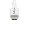StarTech.com 3 m (9,8 jalga) valge USB-C laadimiskaabel, USB-C kaabel, USB 2.0 USB-C sülearvuti laadimisjuhe, 60 W 3 A toiteedastus, TPE ümbris, USB-C andmeedastuskaabel, M/M