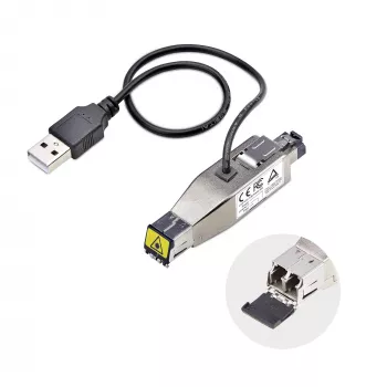 StarTech.com Gigabit kiudoptika RJ45 Ethernet meediumikonverteri dongel, optiline ühemoodiline 10 km / multimoodne 800 m, USB-toitega, kompaktne disain, metallkorpus, Micro Mini, TAA
