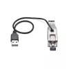 StarTech.com Gigabit kiudoptika RJ45 Ethernet meediumikonverteri dongel, optiline ühemoodiline 10 km / multimoodne 800 m, USB-toitega, kompaktne disain, metallkorpus, Micro Mini, TAA