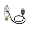 StarTech.com Gigabit kiudoptika RJ45 Ethernet meediumikonverteri dongel, optiline ühemoodiline 10 km / multimoodne 800 m, USB-toitega, kompaktne disain, metallkorpus, Micro Mini, TAA