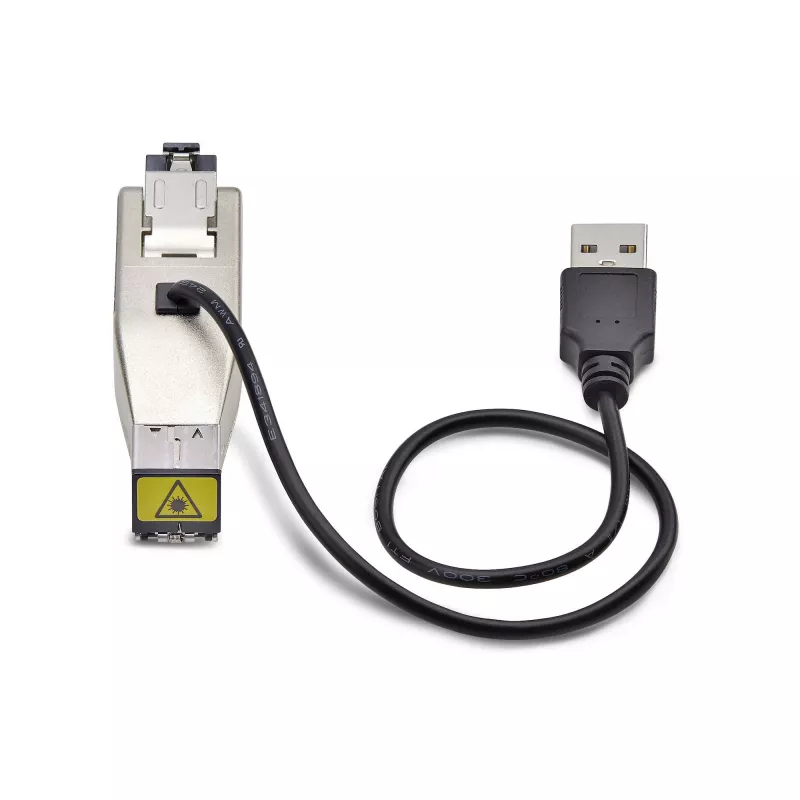 StarTech.com Gigabit kiudoptika RJ45 Ethernet meediumikonverteri dongel, optiline ühemoodiline 10 km / multimoodne 800 m, USB-toitega, kompaktne disain, metallkorpus, Micro Mini, TAA