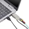 StarTech.com Gigabit kiudoptika RJ45 Ethernet meediumikonverteri dongel, optiline ühemoodiline 10 km / multimoodne 800 m, USB-toitega, kompaktne disain, metallkorpus, Micro Mini, TAA