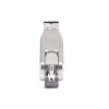 StarTech.com Gigabit-fiiber-RJ45 Ethernet-meediakonverteri adapter, optiline ühemoodiline 10 km/mitmemoodiline 800 m, PoE-toide, kompaktne disain, metallkest, mikromini, TAA