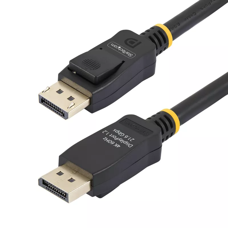 StarTech.com 2m (6.6ft) VESA-sertifikaadiga DisplayPort-kaabel – 10-pakk – DisplayPort 1.2 juhe riividega, 4K 60Hz UHD, DP-DP-kaabel monitorile, riivistuvad DP-pistikud