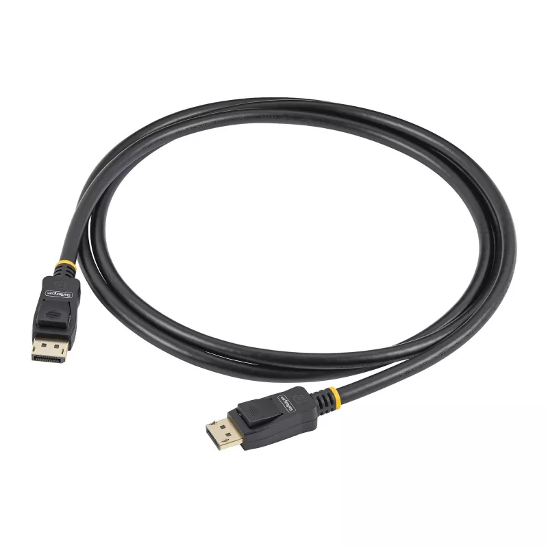 StarTech.com 2m (6.6ft) VESA-sertifikaadiga DisplayPort-kaabel – 10-pakk – DisplayPort 1.2 juhe riividega, 4K 60Hz UHD, DP-DP-kaabel monitorile, riivistuvad DP-pistikud