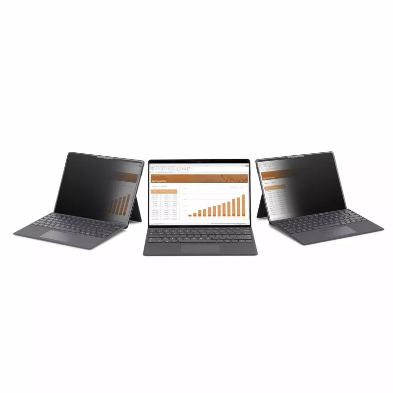 StarTech.com 4-suunaline 12,4-tolline Surface Laptop Go 1/2/3 privaatsusekraani filter, portree-/rõhtpaigutus, puutetundlik, +/- 30° vaatenurk, sinise valguse vähendamine, matt viimistlus