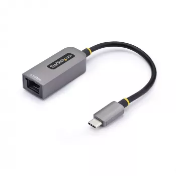 StarTech.com 2.5GbE USB-C Etherneti adapter, NBASE-T võrgukaart, USB 3.0 USB-C 2.5/1G mitme kiirusega võrk, Thunderboltiga ühilduv, Windows ja Mac
