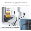 StarTech.com 2 m (6,6 jalga) Premium Certified High Speed HDMI kaabel, 4K 60 Hz / 1440p 144 Hz, HDR10 / HDCP 2.2 / ARC, 18 Gbit/s, UHD HDMI 2.0 juhe telerile / monitorile / kuvarile, TPE mantel