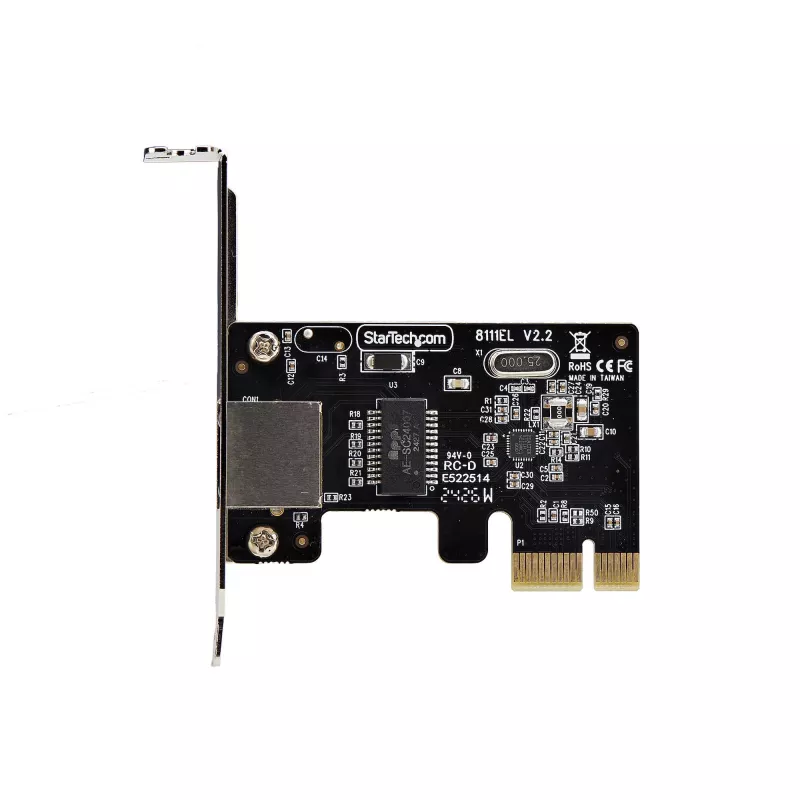 StarTech.com 1-Port Gigabit PCIe võrguadapter Card, Low-Profile NIC, 10/100/1000Mbps PCI Express LAN Card, Realtek RTL8111H, Windows and Linux, TAA Compliant