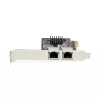 StarTech.com 2-pordiline Gigabit PCIe võrguadapterkaart, 10/100/1000Mbps PCI Express NIC, Dual Realtek RTL8111H, töötab Windowsi ja Linuxiga, TAA-ga vastav