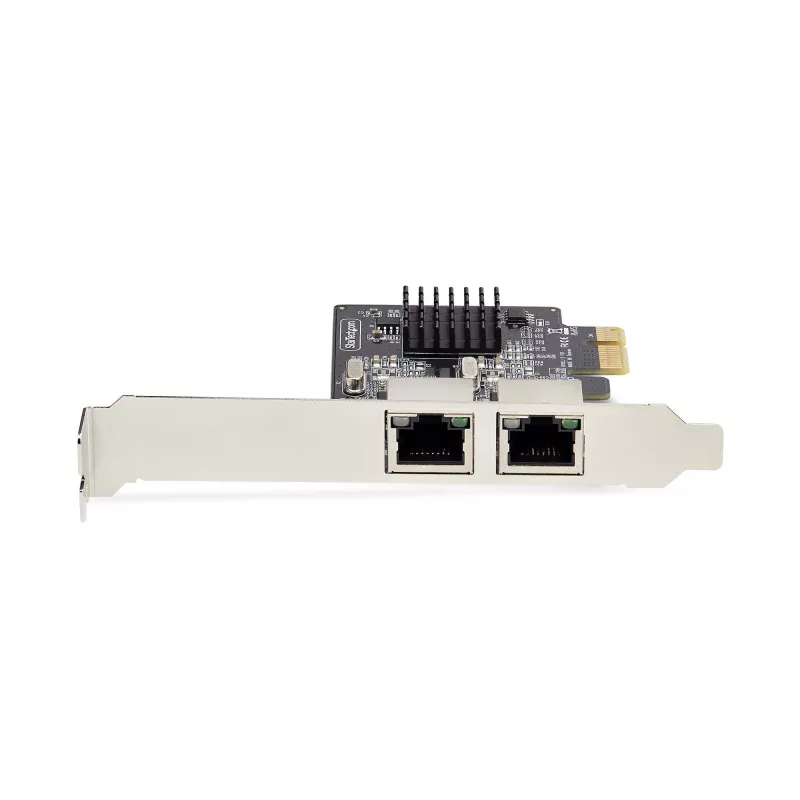 StarTech.com 2-pordiline Gigabit PCIe võrguadapterkaart, 10/100/1000Mbps PCI Express NIC, Dual Realtek RTL8111H, töötab Windowsi ja Linuxiga, TAA-ga vastav