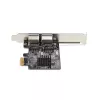 StarTech.com 2-pordiline Gigabit PCIe võrguadapterkaart, 10/100/1000Mbps PCI Express NIC, Dual Realtek RTL8111H, töötab Windowsi ja Linuxiga, TAA-ga vastav