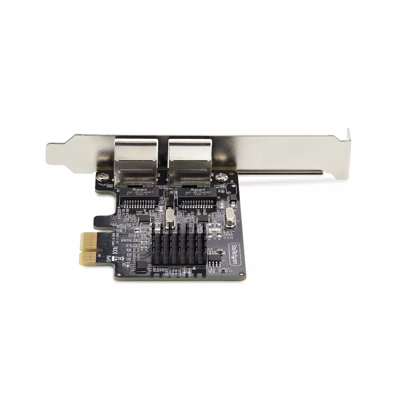 StarTech.com 2-pordiline Gigabit PCIe võrguadapterkaart, 10/100/1000Mbps PCI Express NIC, Dual Realtek RTL8111H, töötab Windowsi ja Linuxiga, TAA-ga vastav
