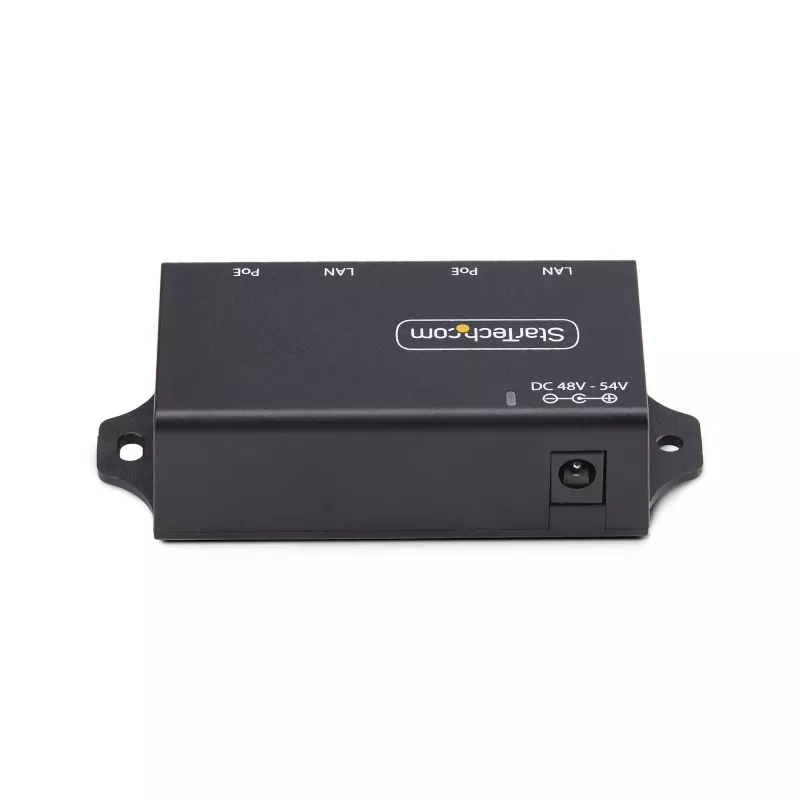 StarTech.com 2-pordine gigabitine PoE+ vahesüstik, 10/100/1000Mbps, PoE+ (802.3af/at), 30W, 1Gbps Ethernet, seinale kinnitatav, haldamata toide üle Etherneti