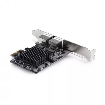 StarTech.com 2-pordine 5G Gigabit PCIe võrguadapteri kaart, 5G/2.5G/1G/100M/10M PCI Express LAN-kaart, Realtek RTL8126, Windows ja Linux, TAA-ühilduv
