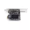 StarTech.com 2-pordine 5G Gigabit PCIe võrguadapteri kaart, 5G/2.5G/1G/100M/10M PCI Express LAN-kaart, Realtek RTL8126, Windows ja Linux, TAA-ühilduv