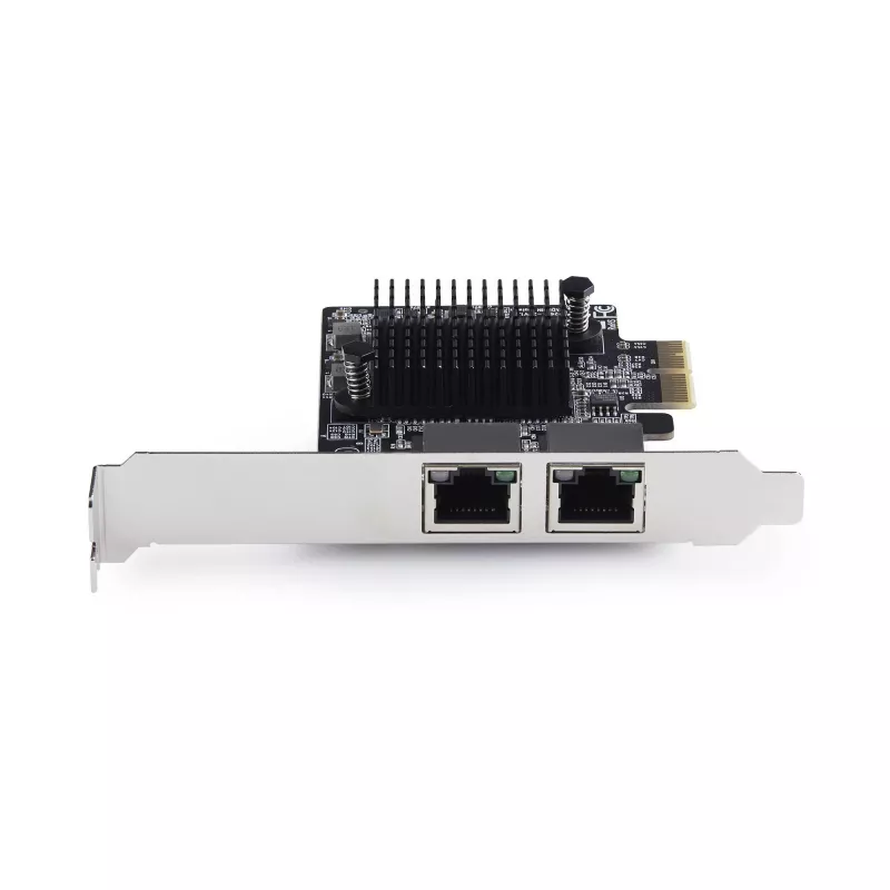 StarTech.com 2-pordine 5G Gigabit PCIe võrguadapteri kaart, 5G/2.5G/1G/100M/10M PCI Express LAN-kaart, Realtek RTL8126, Windows ja Linux, TAA-ühilduv
