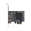 StarTech.com 2-pordine 5G Gigabit PCIe võrguadapteri kaart, 5G/2.5G/1G/100M/10M PCI Express LAN-kaart, Realtek RTL8126, Windows ja Linux, TAA-ühilduv