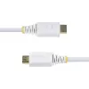 StarTech.com 10ft (3m) Premium sertifitseeritud kiire HDMI-kaabel, 4K 60Hz/1440p 144Hz, HDR10/HDCP 2.2/ARC, 18Gbps, UHD HDMI 2.0 juhe telerile/monitorile/ekraanile, TPE-kate, valge