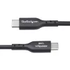 StarTech.com 6,6 jalga (2 m) USB-A - USB-C laadimiskaabel, laadi ja sünkrooni, 3A, USB 2.0, TPE ümbris – must USB laadimiskaabel