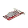 StarTech.com 4-pordine USB-A PCIe-kaart, USB 3.2 10 Gbps, PCI Express 3.0 laienduskaart, 4 sõltumatut USB-kontrollerit, Windows/Linux/macOS, TAA-ühilduv